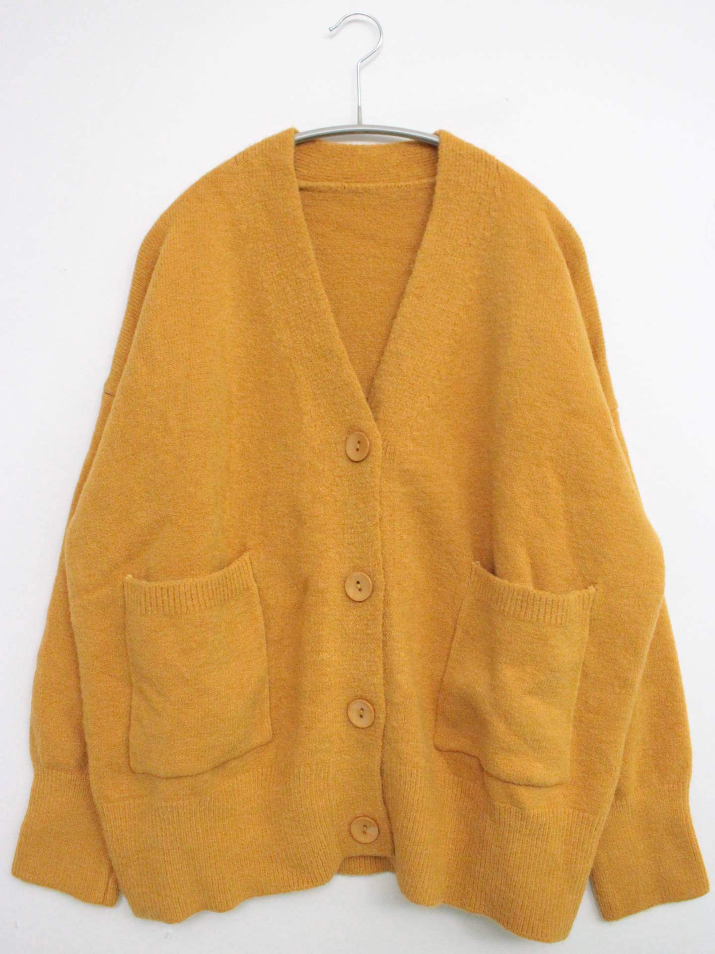 me+em select/ミームセレクト/カーディガン/ボレロ/トップス/イエロー/F