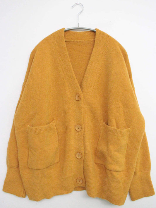 me+em select/ミームセレクト/カーディガン/ボレロ/トップス/イエロー/F