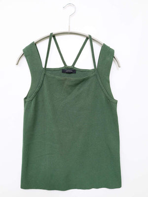 JEANASIS/ジーナシス/タンクトップ/トップス/カーキ/F