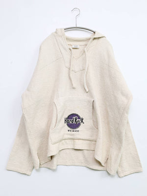 Hard Rock CAFE/ハードロックカフェ/パーカー/トップス/アイボリー/XL
