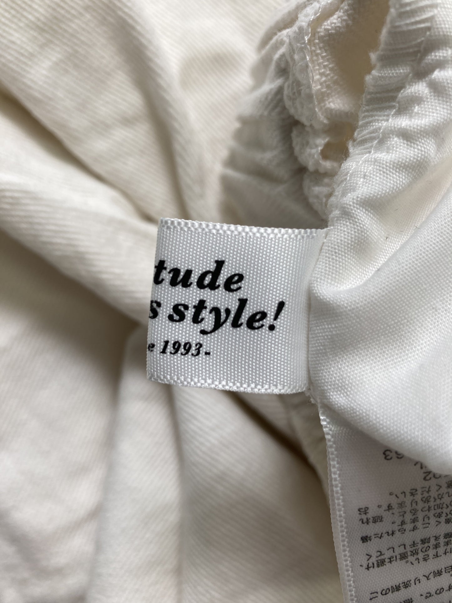 Attitude makes style!/アティチュードメイクススタイル/その他パンツ/パンツ/ホワイト/M