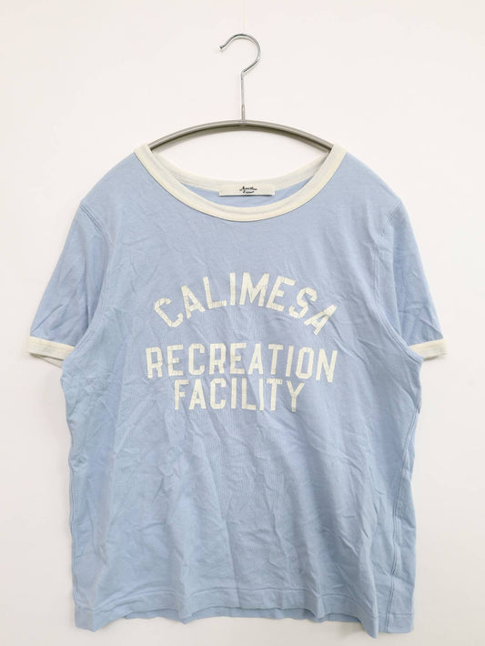 ANOTHER EDITION/アナザーエディション/Tシャツ/カットソー/トップス/スカイブルー