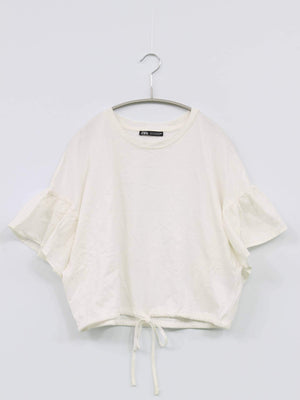 ZARA/ザラ/シャツ/ブラウス/トップス/ホワイト/S
