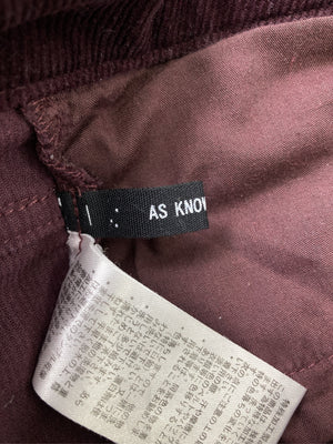 AS KNOW AS PINKY/アズノゥアズピンキー/その他パンツ/パンツ/パープル/M