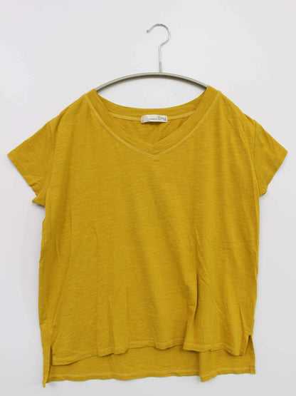 ABAHOUSE ECRU/Tシャツ/カットソー/トップス/イエロー