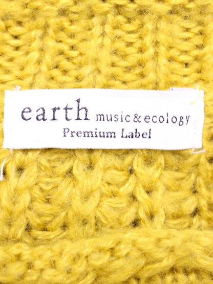 earth music&ecology/アースミュージックアンドエコロジー/ニット/セーター/トップス/イエロー/F