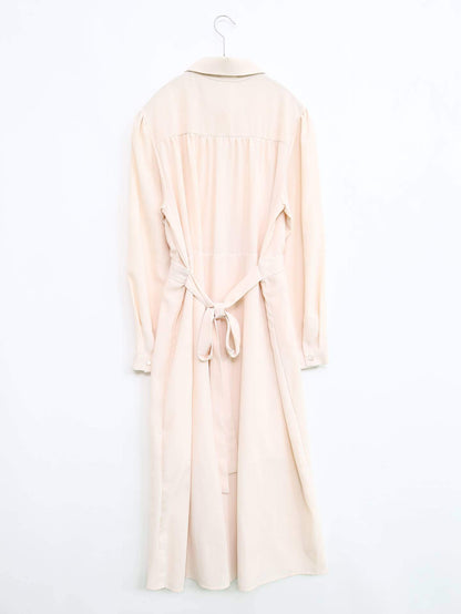 シャツワンピース/ワンピース/ドレス/オレンジ