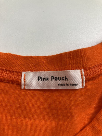 PINK POUCH/Tシャツ/カットソー/トップス/オレンジ
