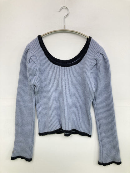 ニット/セーター/トップス/スカイブルー