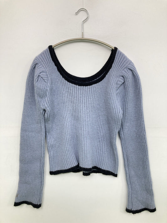 ニット/セーター/トップス/スカイブルー