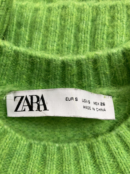 ZARA/ザラ/ニット/セーター/トップス/グリーン/S