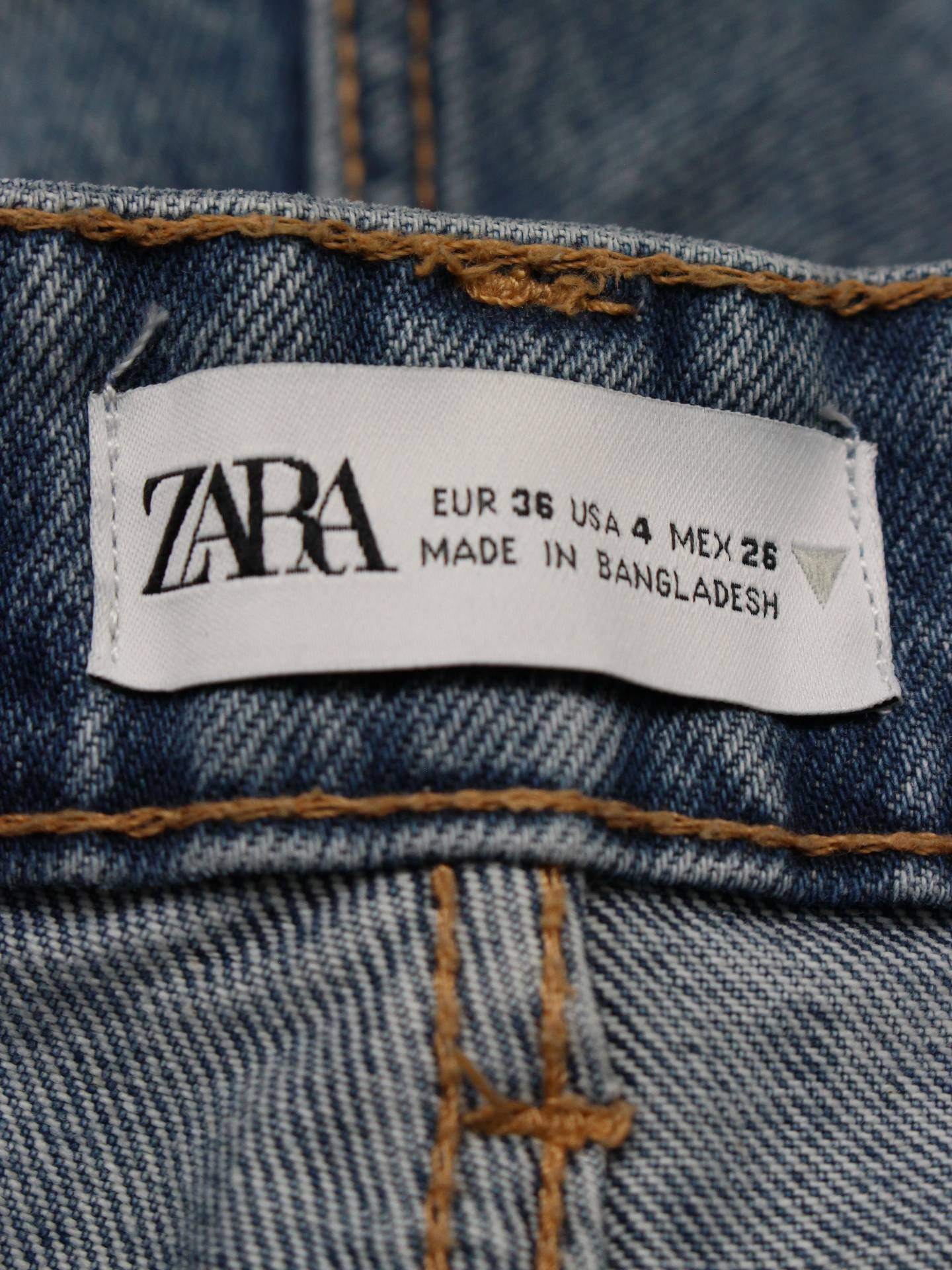 ZARA/ザラ/デニムパンツ/パンツ/ブルー/EUR36/USA4/MEX26
