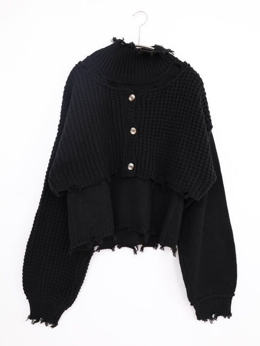 forksy./フォルクシー/カーディガン/ボレロ/トップス/ブラック/F