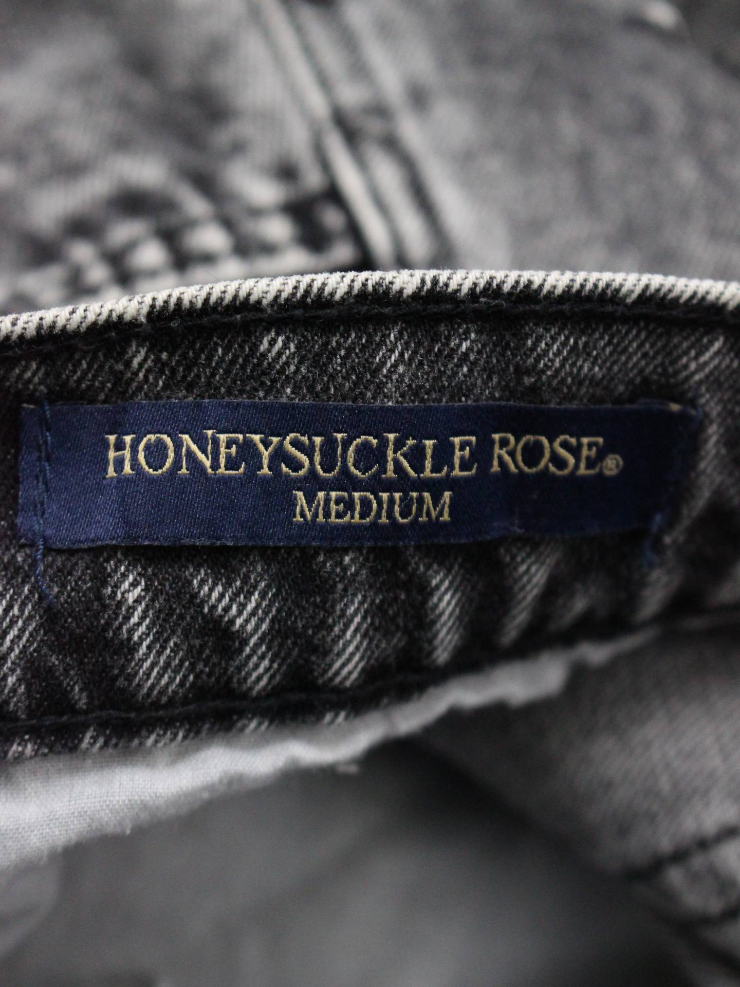 HONEYSUCKLE ROSE/デニムスカート/スカート/ブラック/M