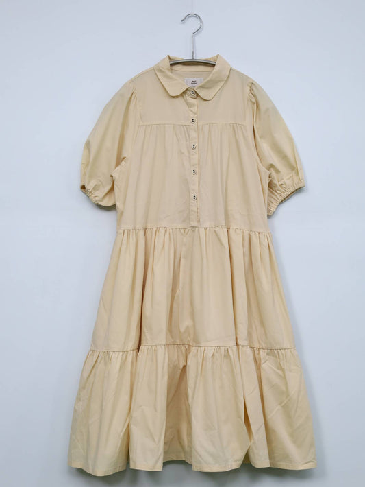 moi tytto/シャツワンピース/ワンピース/ドレス/ベージュ/F