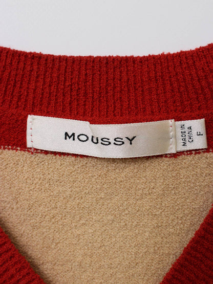 MOUSSY/マウジー/ベスト/トップス/レッド/F