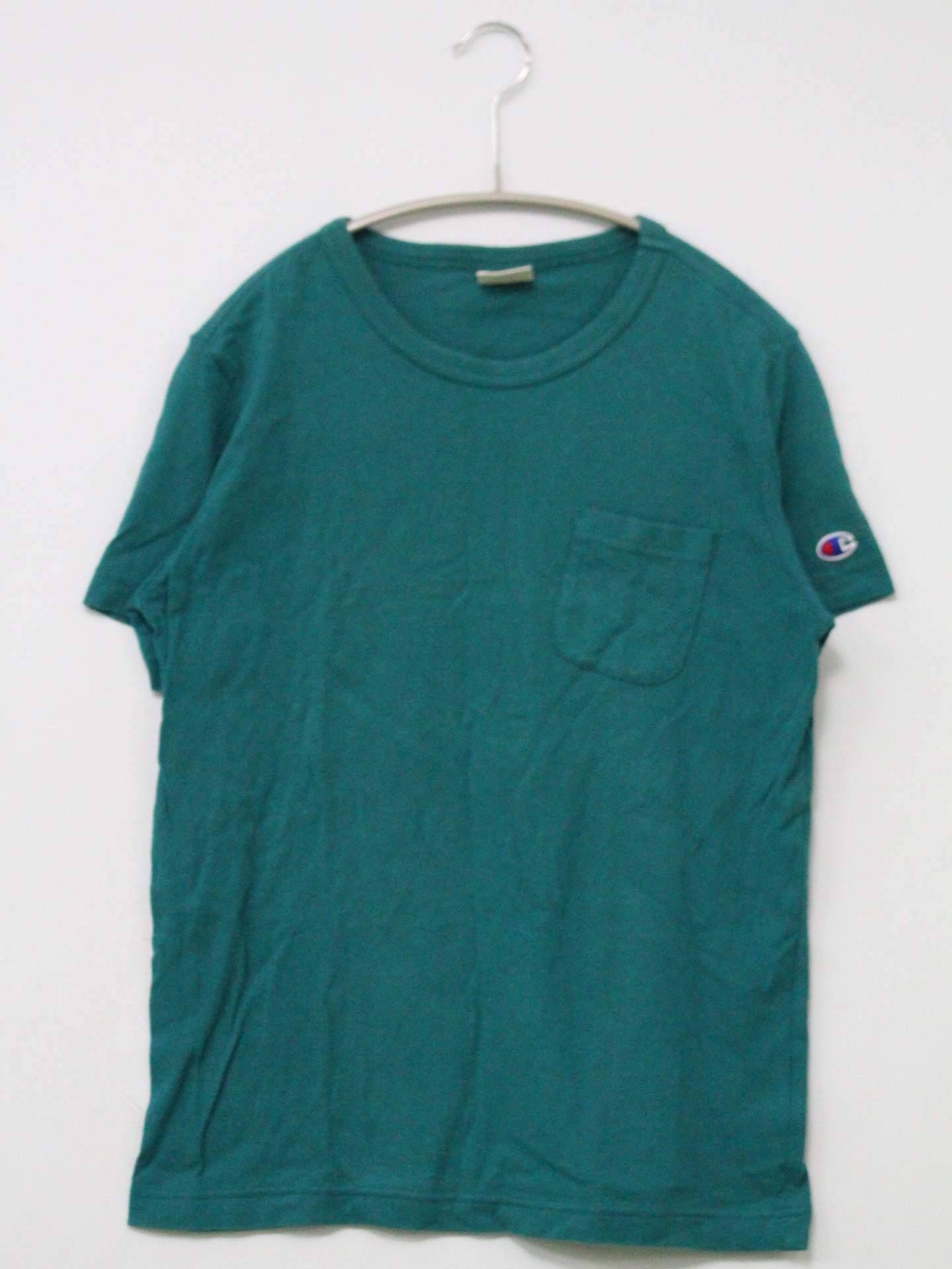 Champion/チャンピオン/Tシャツ/カットソー/トップス/グリーン/MEDIUM