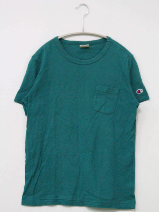 Champion/チャンピオン/Tシャツ/カットソー/トップス/グリーン/MEDIUM