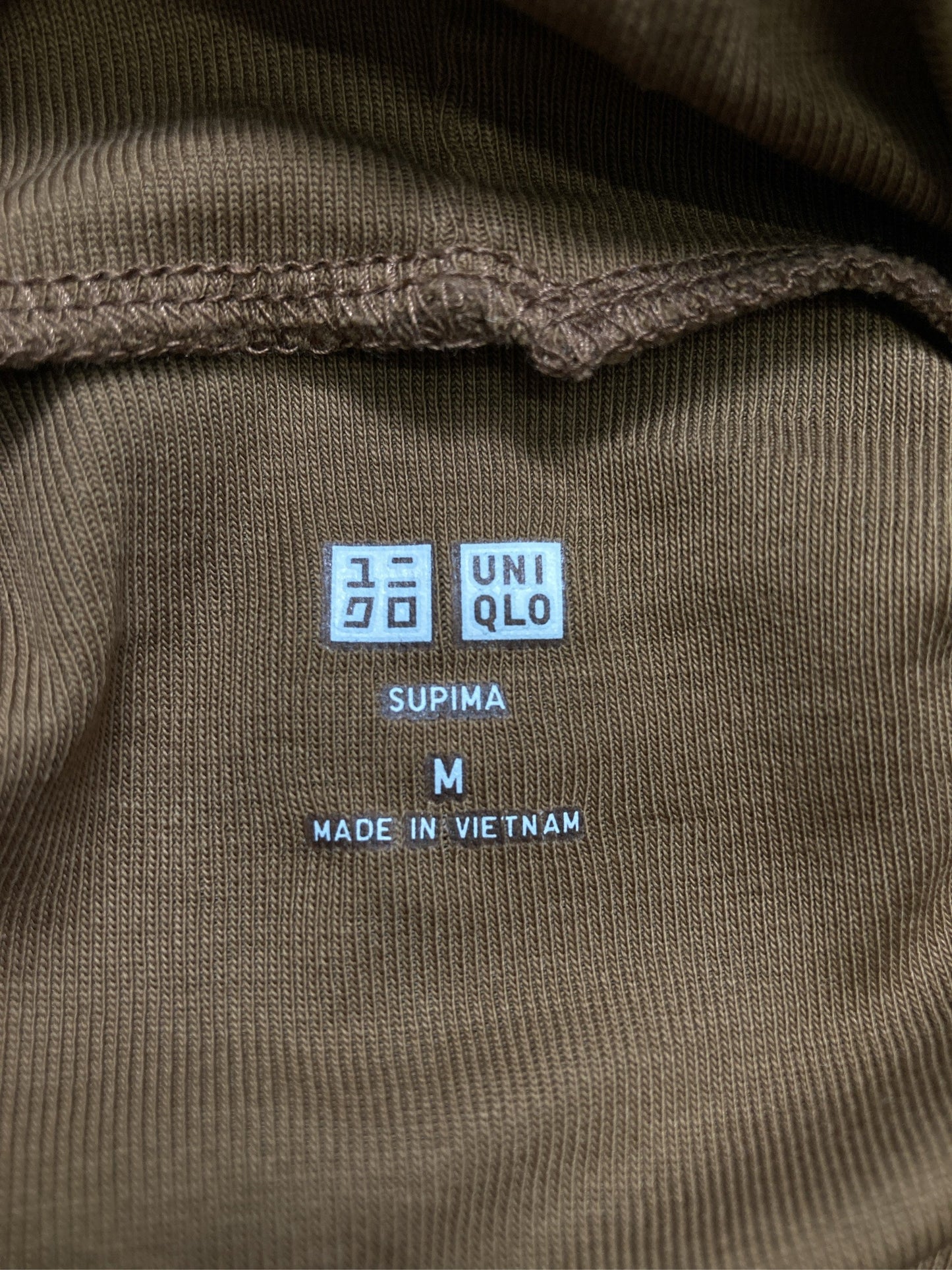 UNIQLO/ユニクロ/Tシャツ/カットソー/トップス/ブラウン/M