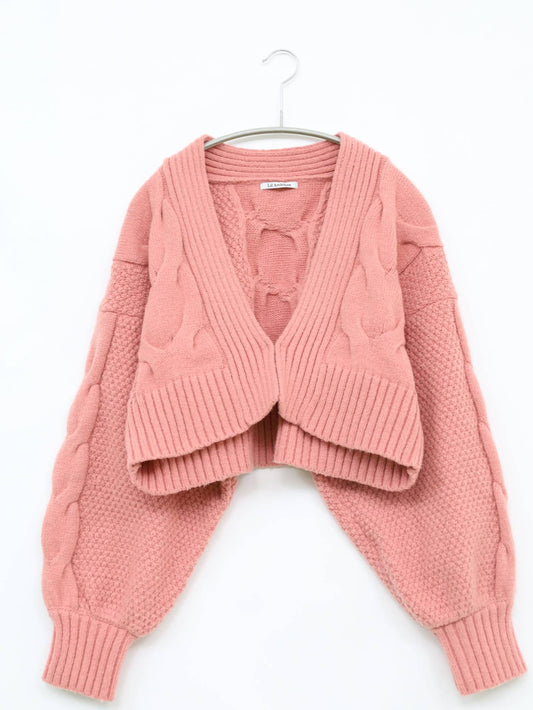 Lil Ambition/カーディガン/ボレロ/トップス/ピンク/F