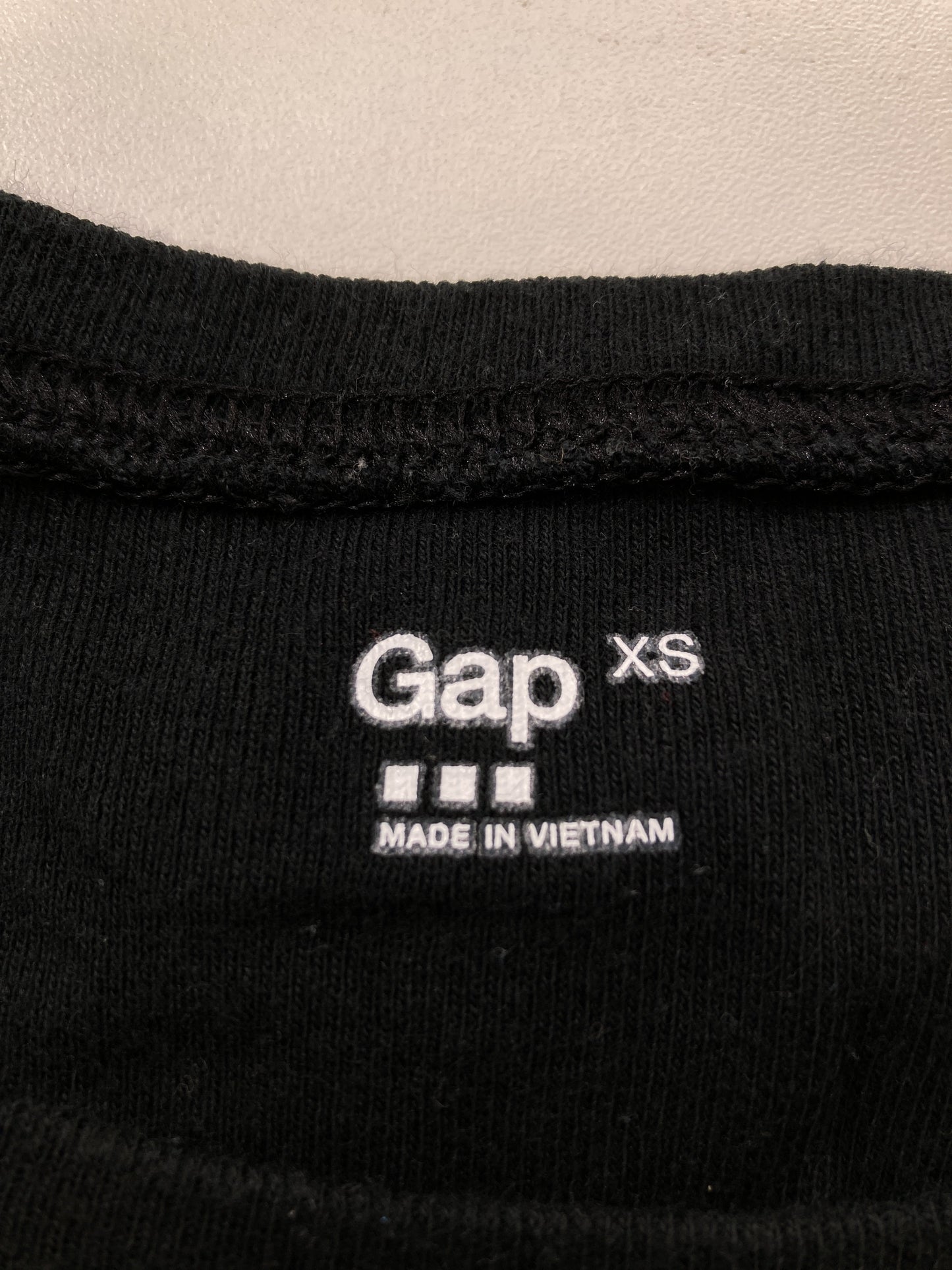 GAP/ギャップ/Tシャツ/カットソー/トップス/ブラック/XS