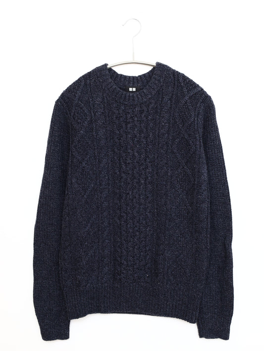 UNIQLO U/ニット/セーター/トップス/ブラック/S