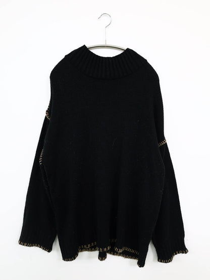 Le:ciel/ニット/セーター/トップス/ブラック