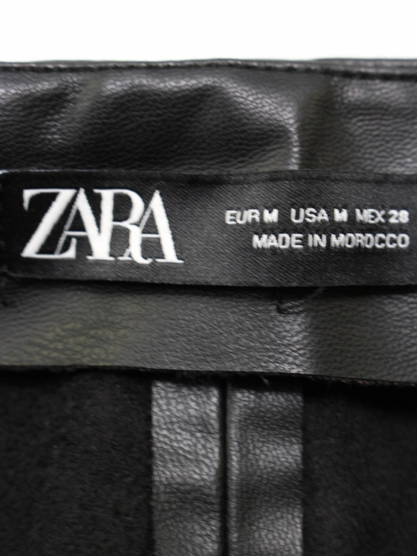 ZARA/ザラ/ショート/ミニスカート/スカート/ブラック/EUR M/USA M/ MEX 28