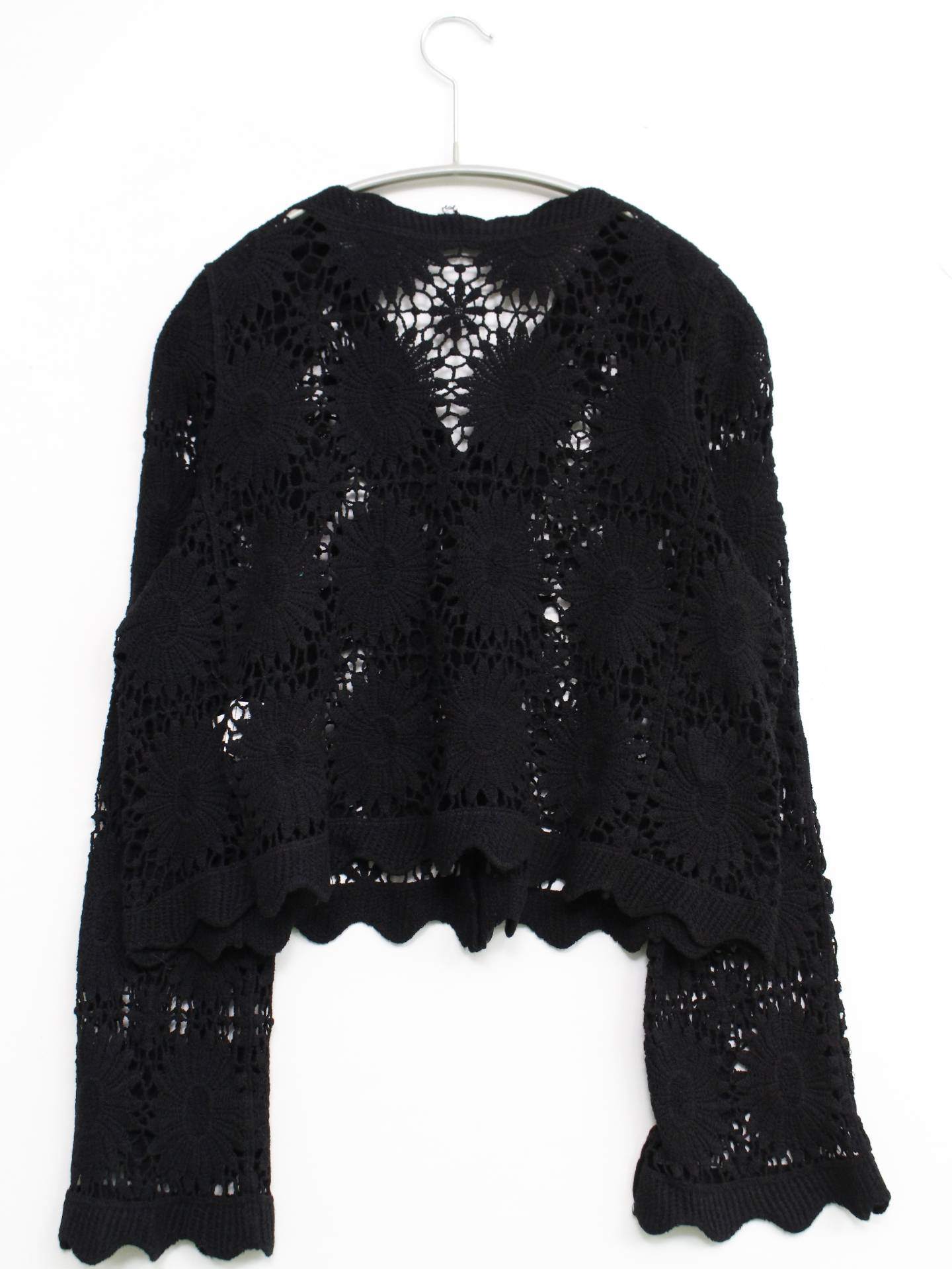 カーディガン/ボレロ/トップス/ブラック/M