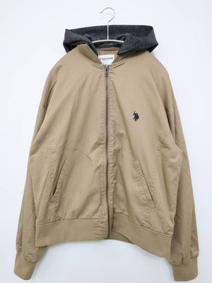 U.S. POLO ASSN./ユーエスポロアッスン/ブルゾン/ジャケット/アウター/ベージュ/M