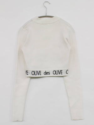 OLIVE des OLIVE/オリーブデオリーブ/ニット/セーター/トップス/ホワイト/F