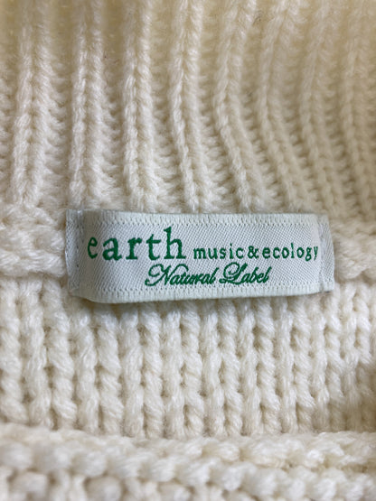 earth music&ecology/アースミュージックアンドエコロジー/ニット/セーター/トップス/ホワイト/F
