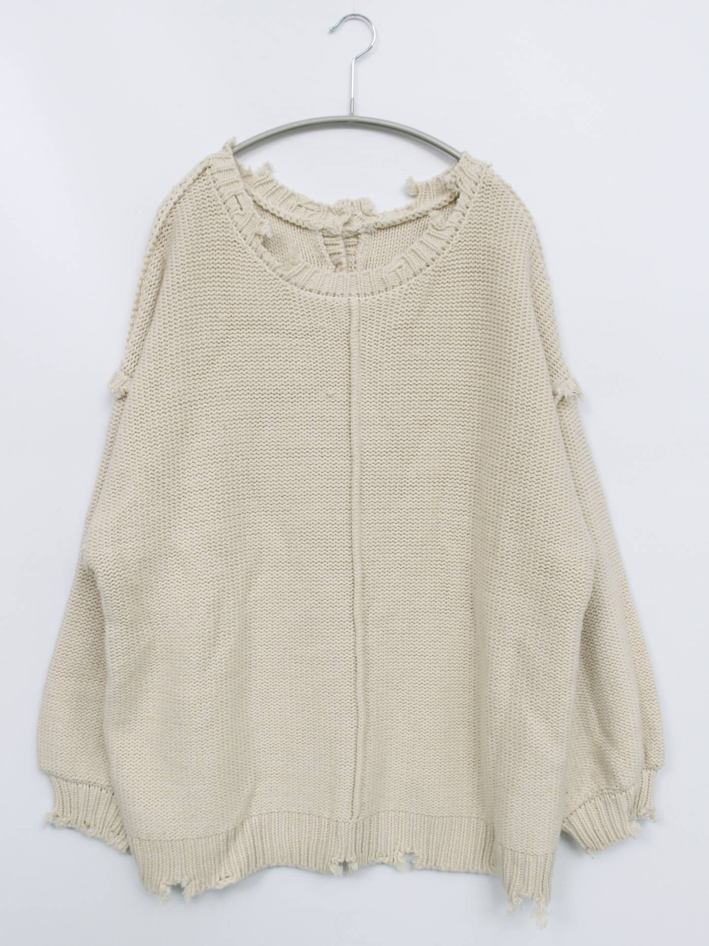 ニット/セーター/トップス/ベージュ/F