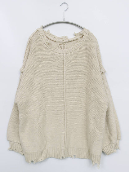 ニット/セーター/トップス/ベージュ/F