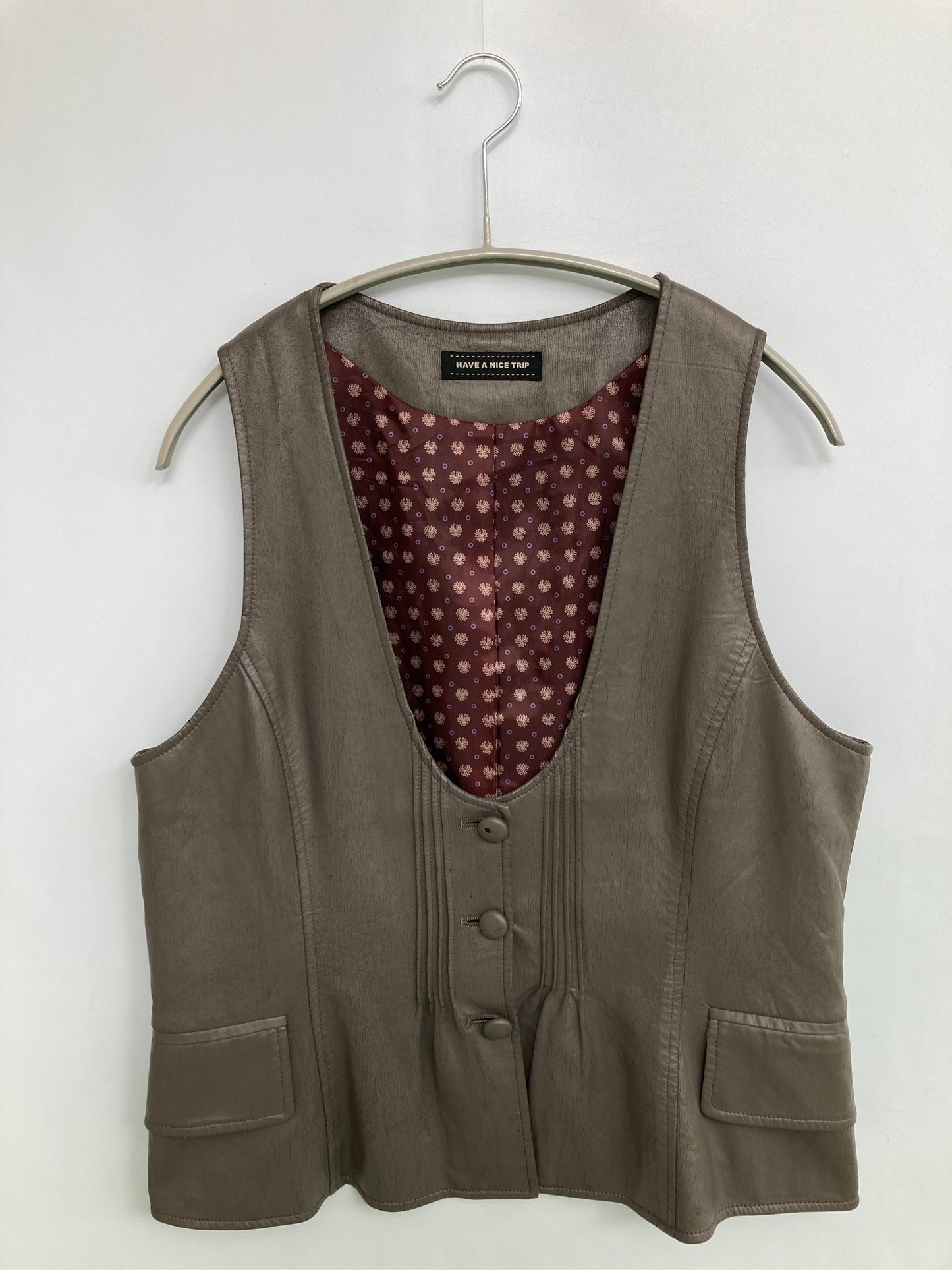 HAVE A NICE TRIP/ベスト/トップス/ブラウン/LL