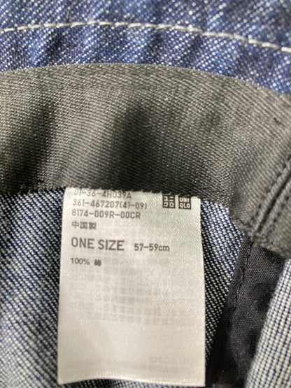 UNIQLO/ユニクロ/バケットハット/帽子/ネイビー/57-59cm