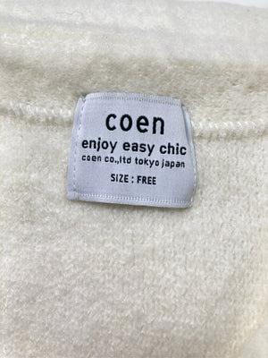 coen/コーエン/カーディガン/ボレロ/トップス/アイボリー/FREE