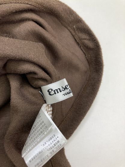 emsexcite/Tシャツ/カットソー/トップス/ブラウン/M