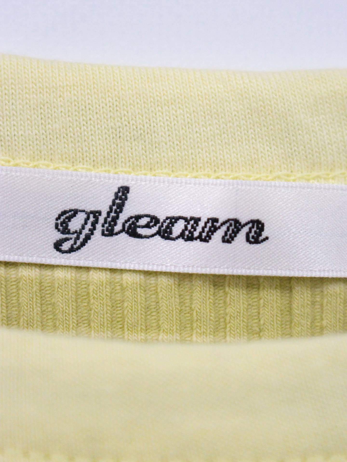 gleam/ニット/セーター/トップス/イエロー/F
