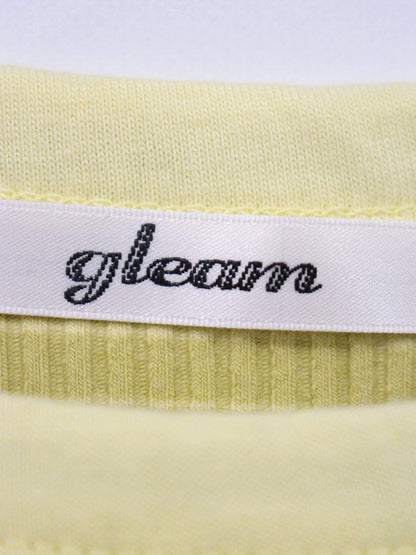 gleam/ニット/セーター/トップス/イエロー/F