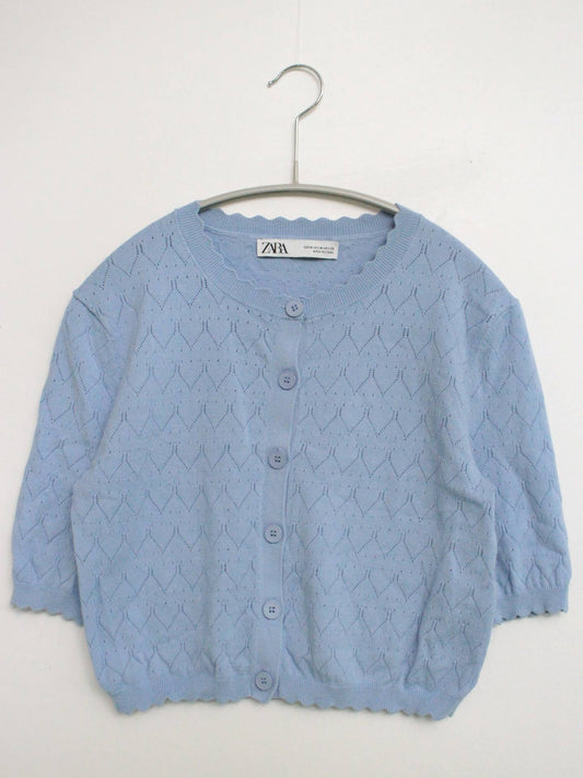 ZARA/ザラ/カーディガン/ボレロ/トップス/スカイブルー/EUR M/USA M/ MEX 28