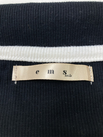 ems/エムズエキサイト/Tシャツ/カットソー/トップス/ブラック/F