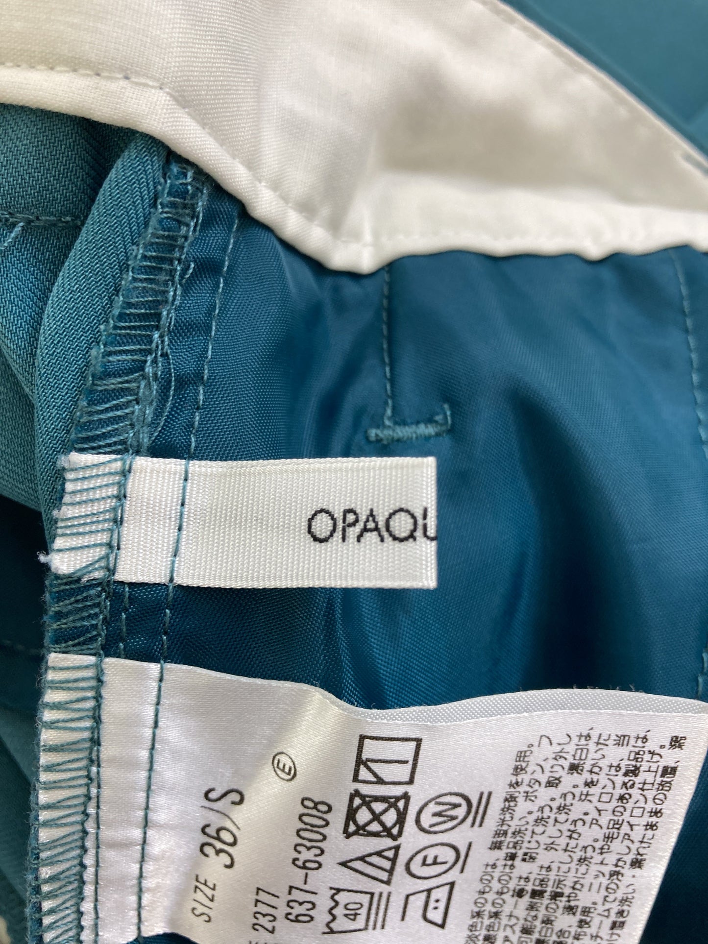 OPAQUE.CLIP/オペークドットクリップ/スラックス/パンツ/グリーン/36/S