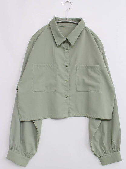 SPRAY PREMIUM/シャツ/ブラウス/トップス/ライトグリーン/M