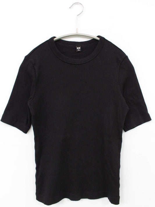 UNIQLO/ユニクロ/Tシャツ/カットソー/トップス/ブラック/M
