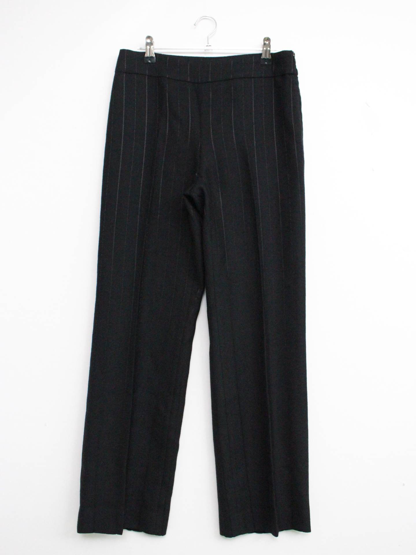 ARMANI/スラックス/パンツ/ブラック/38