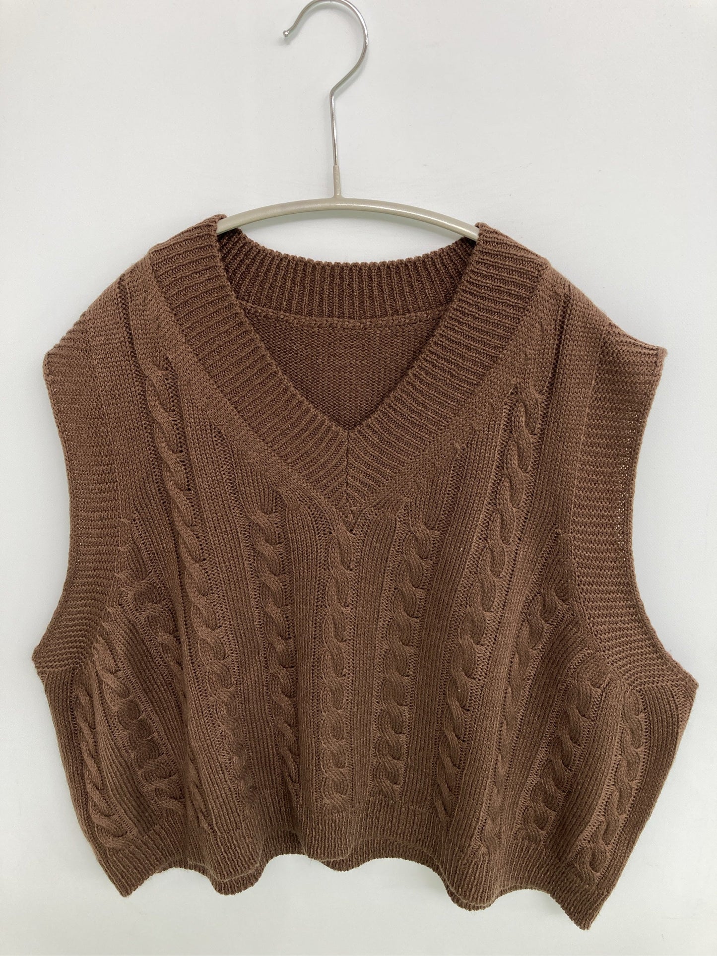 ベスト/トップス/ブラウン