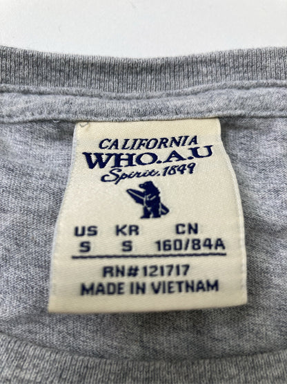 Calfornia Who .a.u/Tシャツ/カットソー/トップス/グレー/US S