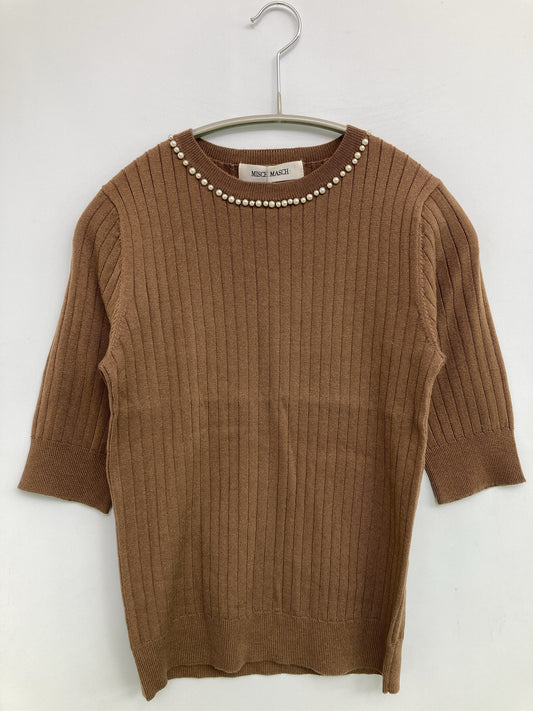 MISCH MASCH/ミッシュマッシュ/ニット/セーター/トップス/ブラウン/M