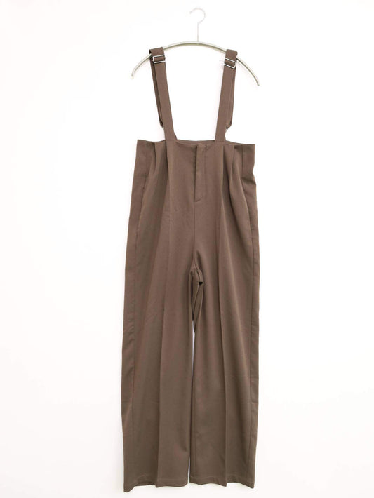 サロペット/オーバーオール/オールインワン・サロペット/ブラウン/F